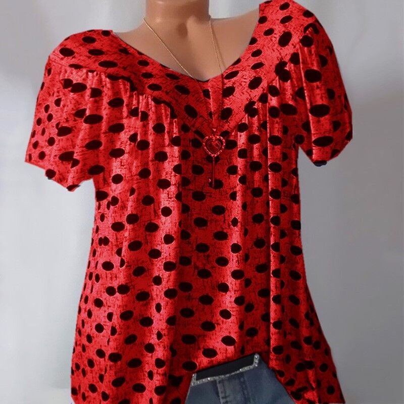 Round Neck and Dots T-shirt