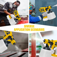 Removable electric paint gun