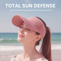 Scaled Brim Sun Visor