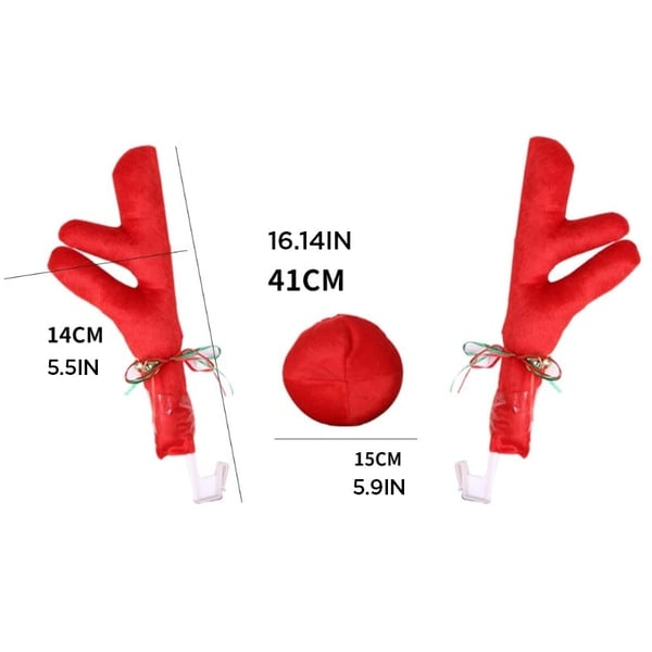 Premium Reindeer Car Kit Antlers