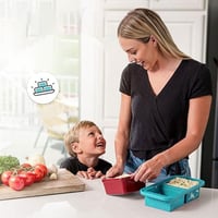 Silicone Freezer Storage Box with Lid