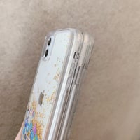 Liquid Glitter Icon Phone Case Cover