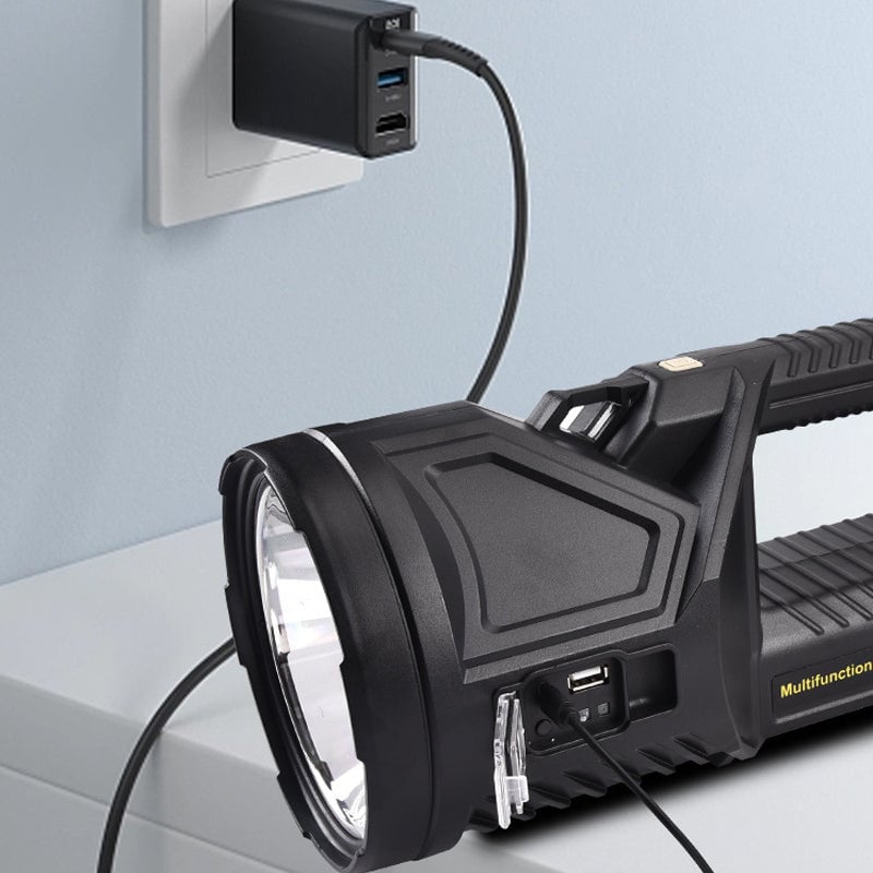 Sterke multifunctionele LED-zaklamp voor buiten