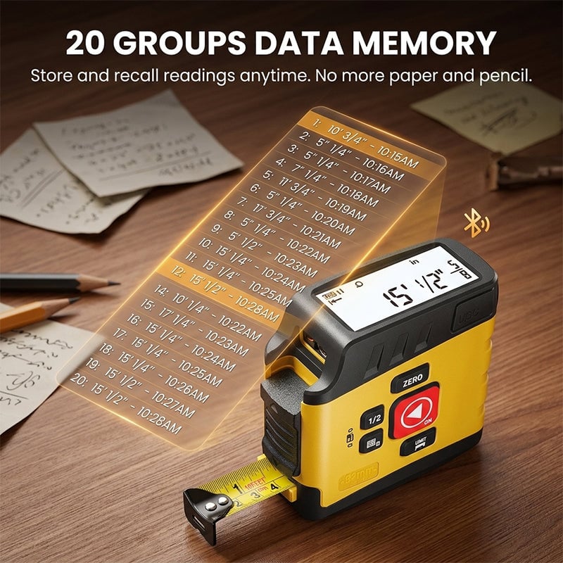 Sakerplus® Digital Laser Tape Measure Tool