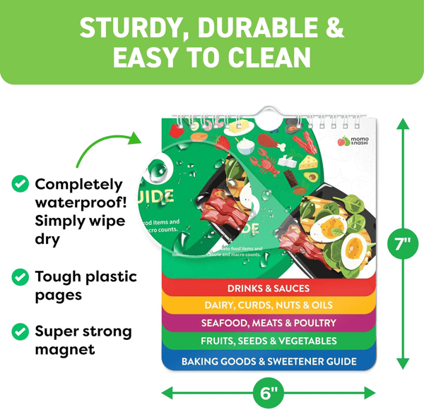 sakerplus Air Fryer Cheat Sheet Magnets Cooking Guide Booklet