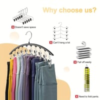 Multifunctional Stainless Steel Clothes Hanger