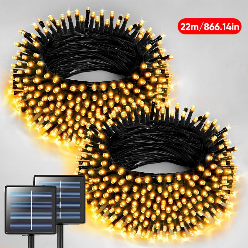 Outdoor Solar LED String Lights