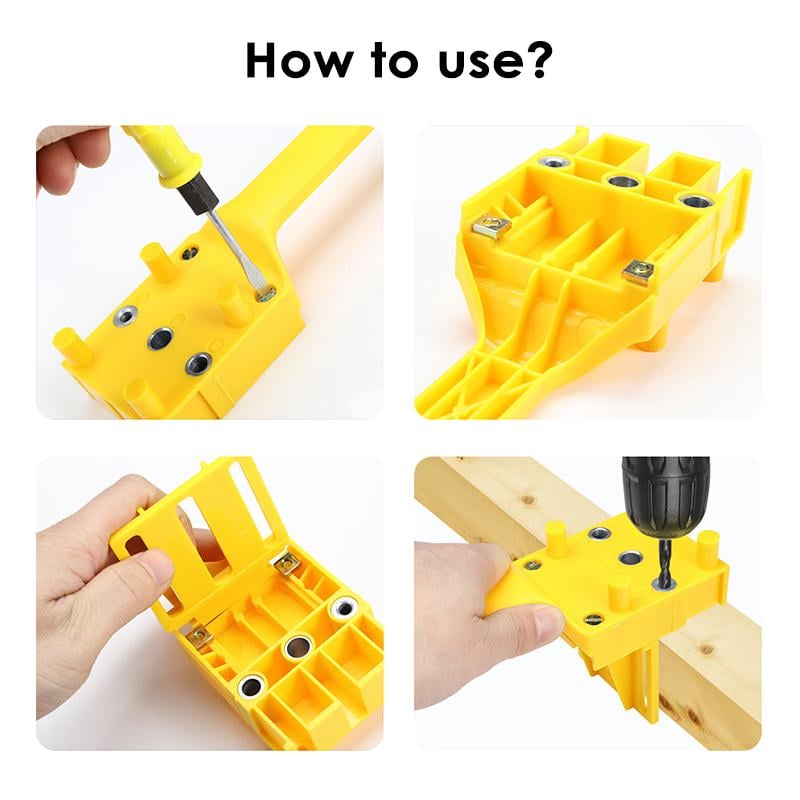 Wood Doweling Hole Drill Guide