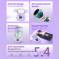 Dual Bluetooth Wireless Earbuds