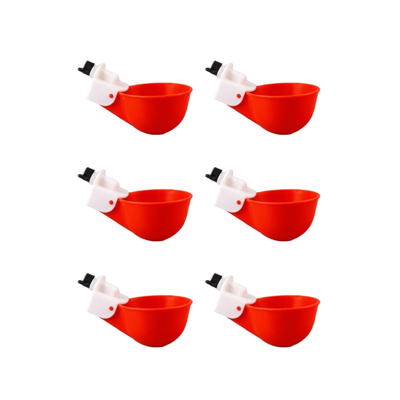 Automatic Chicken Water Cups (6 pcs)