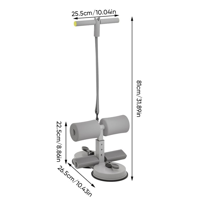 Sit-Up Assist Device with Dual Suction Cups