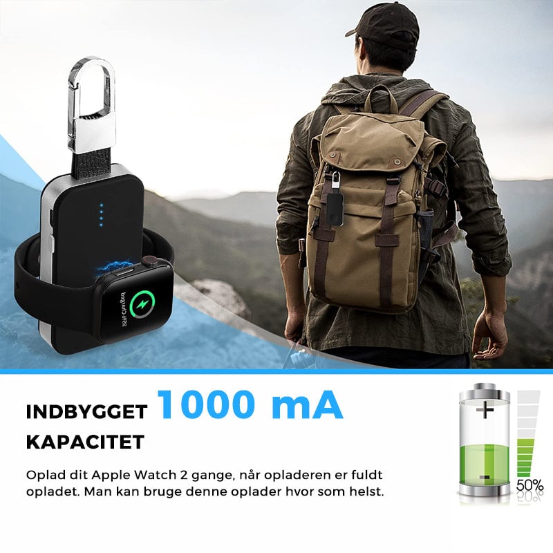 Powerbank til nøgleringen