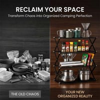 Durable Foldable Stainless Steel Storage Rack