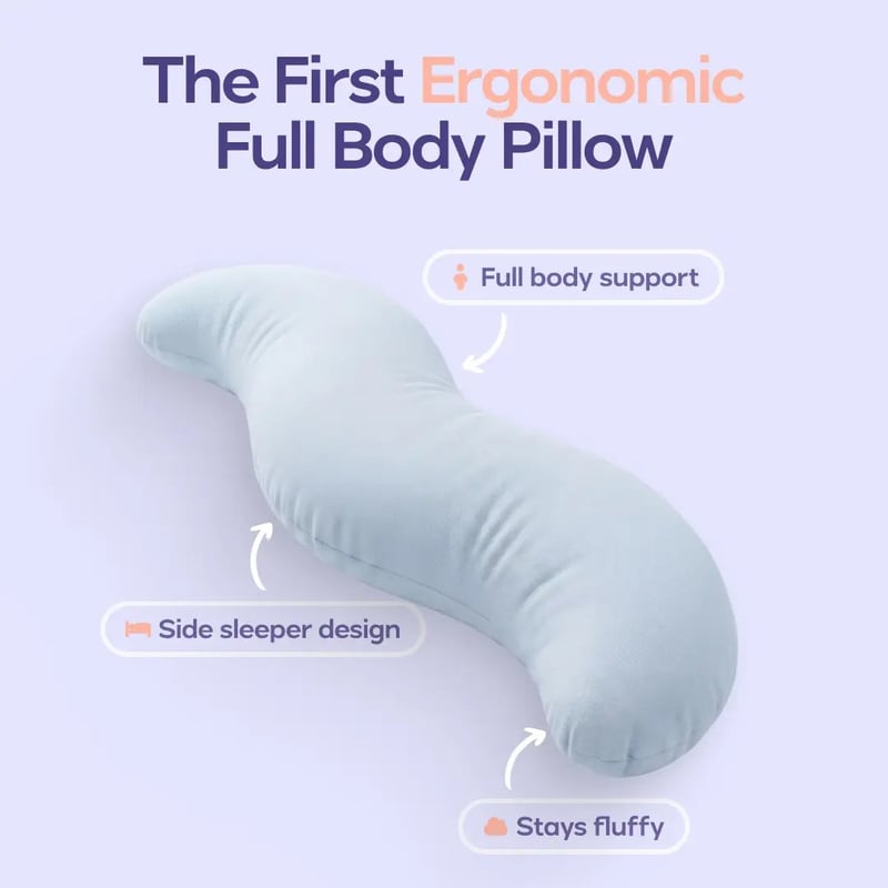 Pea Pod Body Pillow for Adults