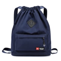 Drawstring Folding Backpack Outdoor Travel Bag