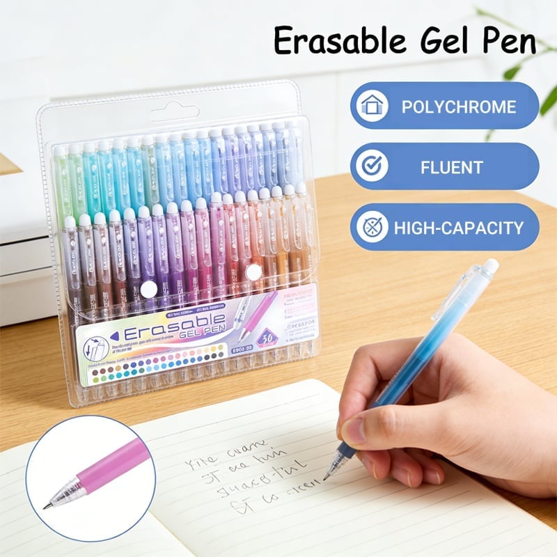 Colorful Quick-Dry Erasable Gel Pens