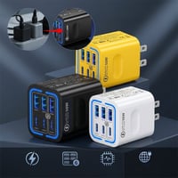 Sakerplus® 50W Multi-Port USB Fast Charger
