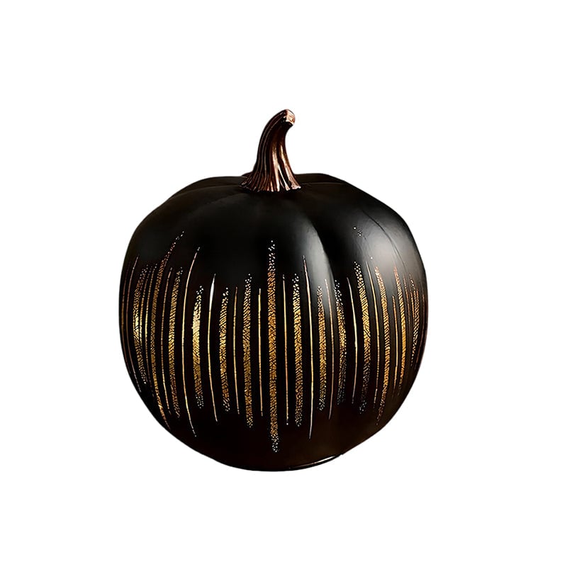 Leuchtender Kürbis für die Wohnraumdekoration