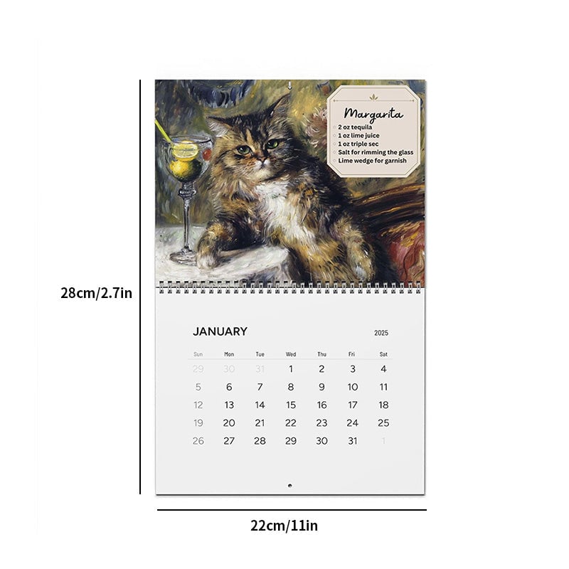 Katzencocktail-Kalender 2025