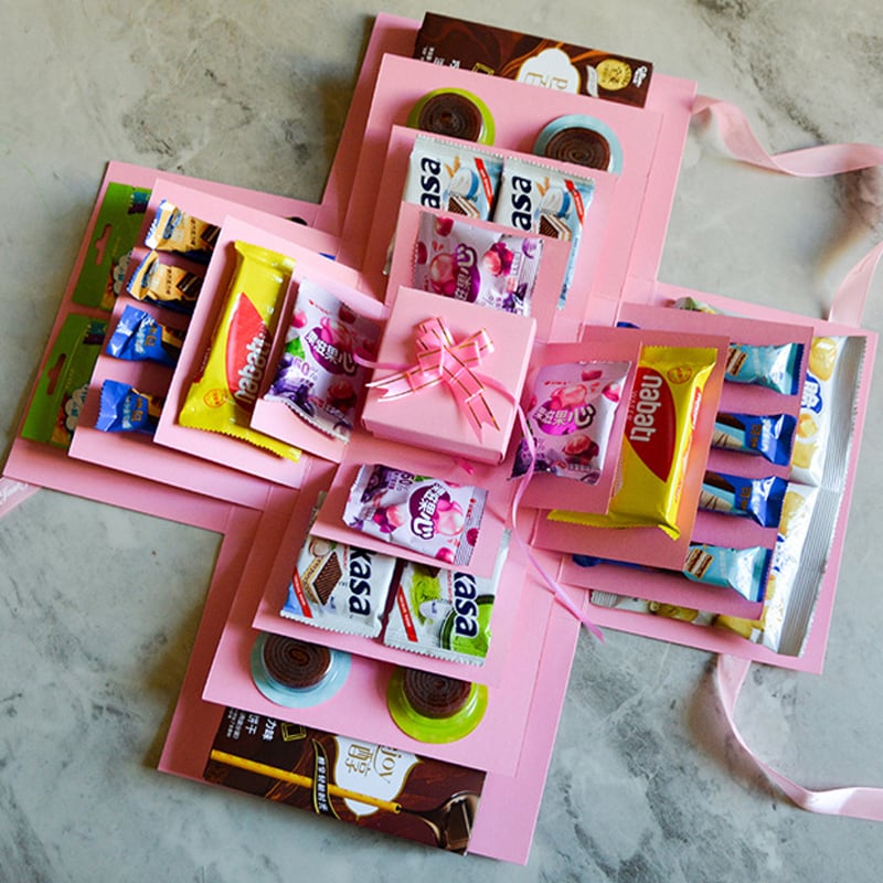 Überraschungsexplosion Geschenkverpackung Leere Box