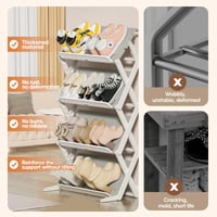 SAKER® Foldable Shoe Rack