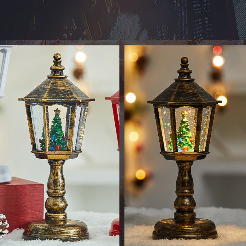 Weihnachts-Hexagon-Wasserlaterne