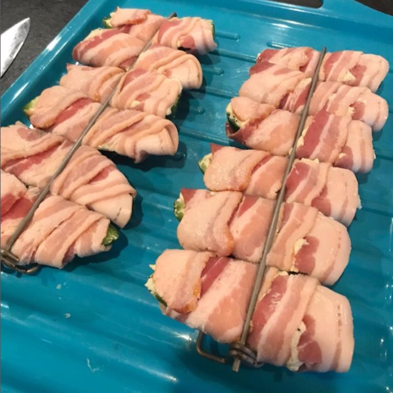 BBQ-vork met kippenvleugels