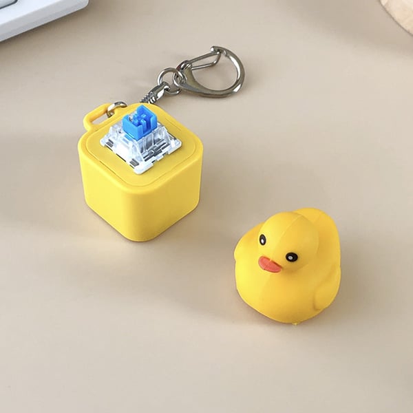 Porte-clés Canard Lumineux et Sonore (Rechargeable)
