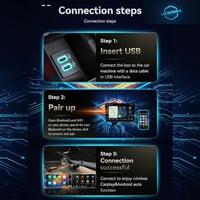 Sakerplus Wireless CarPlay Android Auto Adapter