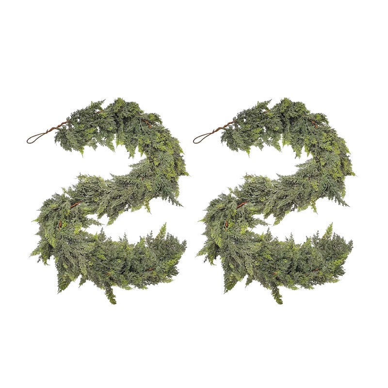Künstliche Tannen- & Zypressen-Girlande zur Dekoration