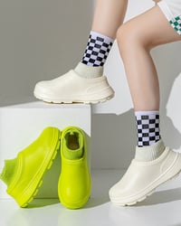 Varme vandtætte ensfarvede sneakers