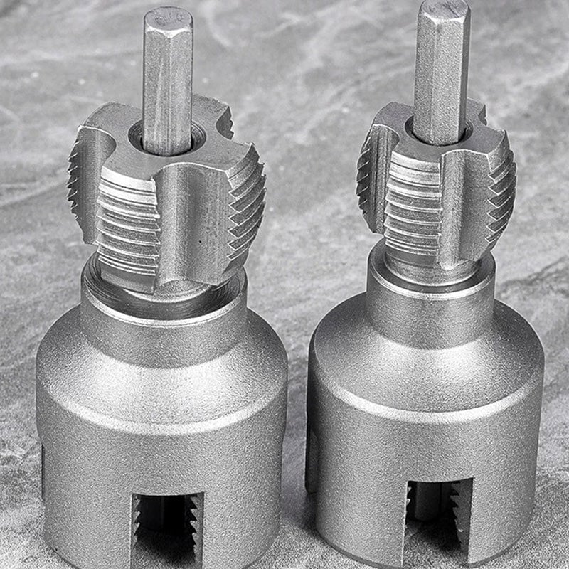Integrated Internal & External Pipe Threading Tool