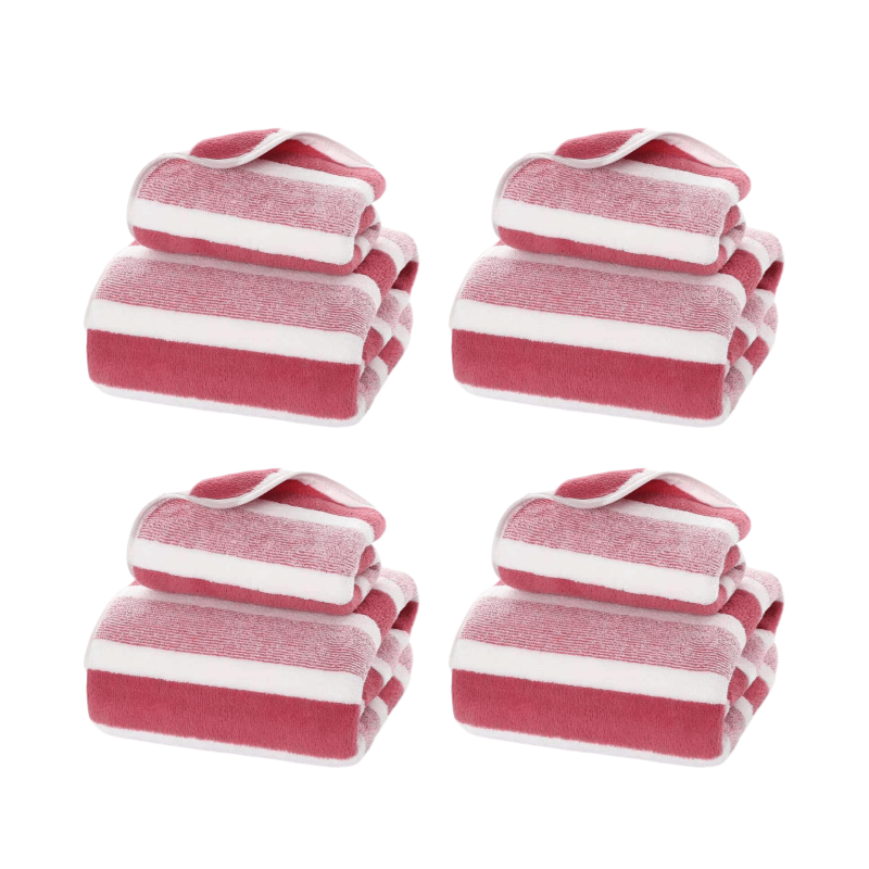 Luxus-Badetuch-Set aus Korallenfleece