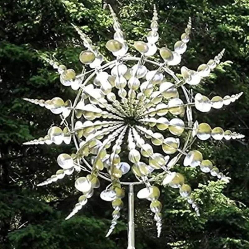 Garden Magic Moulin à vent cinétique en métal