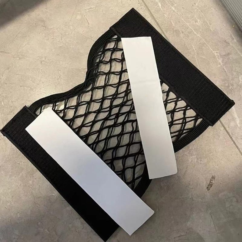 Plastpose Oppbevaringsnett (med klebende tape)