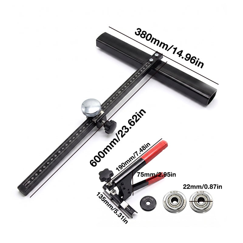 Sakerplus® Manual Ceramic Tile Glass Cutter
