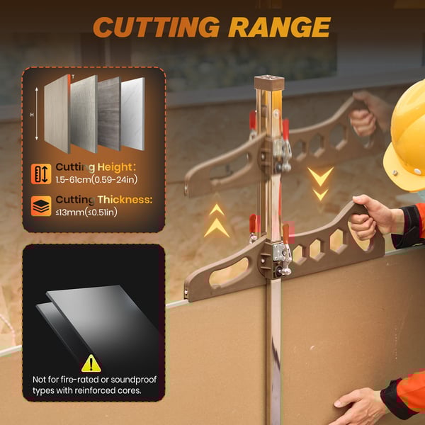 Sakerplus Foldable Drywall Cutting Tool