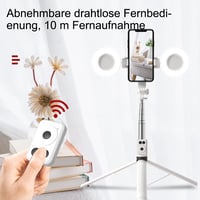 6 in 1 selfie stick mit fülllicht