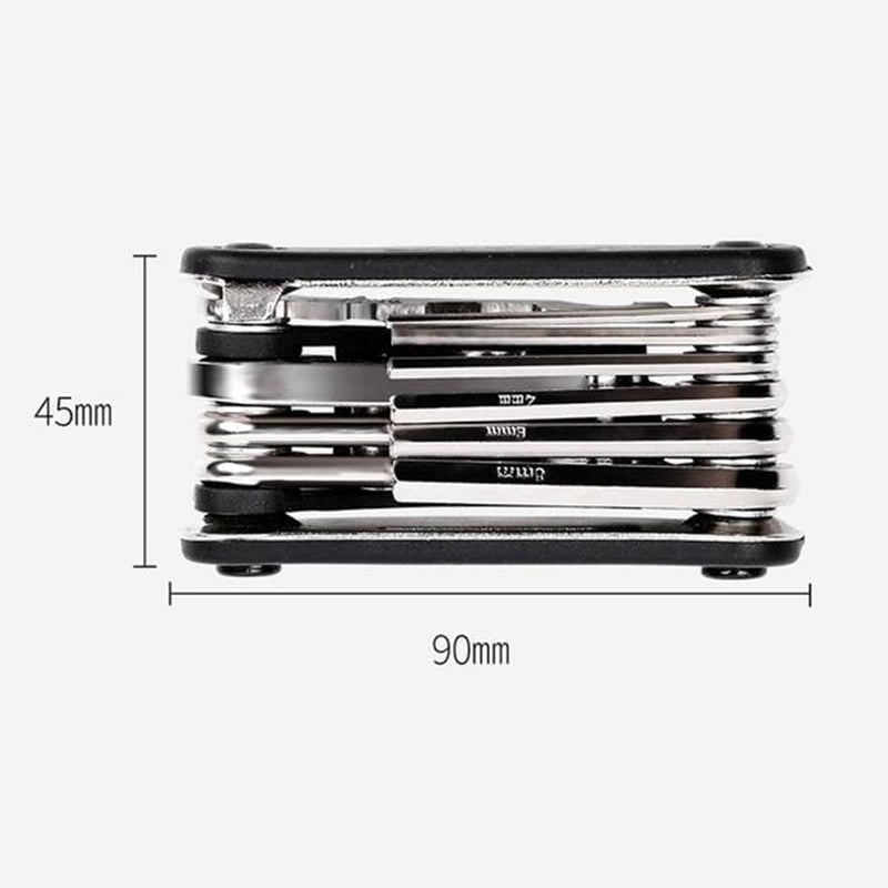 16-in-1 verchroomde EDC-multitool