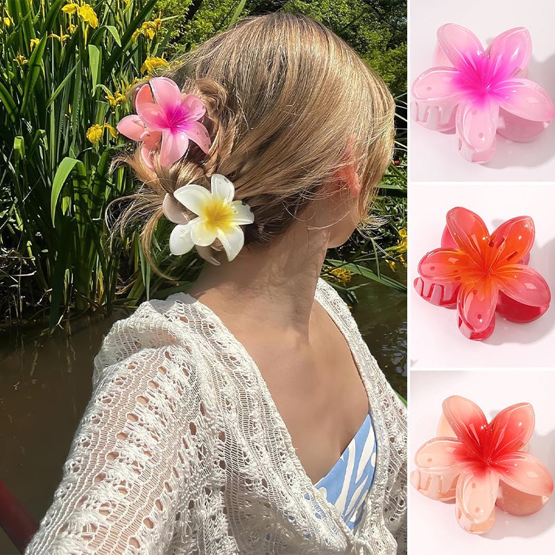 🌸💮Hawaiian flower hair clip🪷🏵️