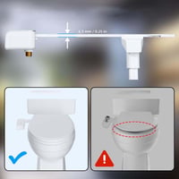 Ikke-elektriske lille bidet med knapper