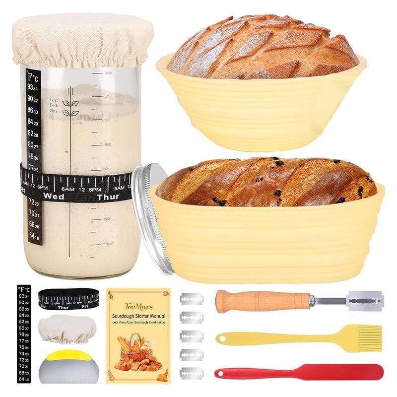 Sakerplus® Sauerteig-Backzubehör Starter-Set