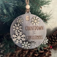3D Kerstman aftellen naar kerstornament