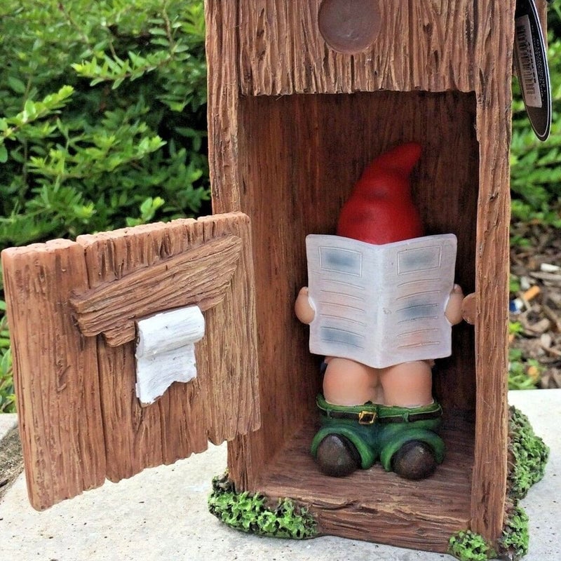 Grappig kaboutertuinstandbeeld