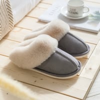 Plush Thermal Non-Slip Home Slippers