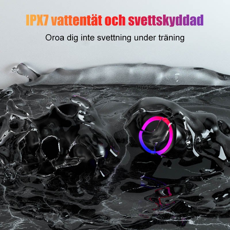 LED-display M12 Bluetooth Hörlurar