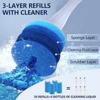 Electric Toilet Brush and Holder Set