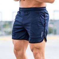 Monogram enfärgade sportshorts för män