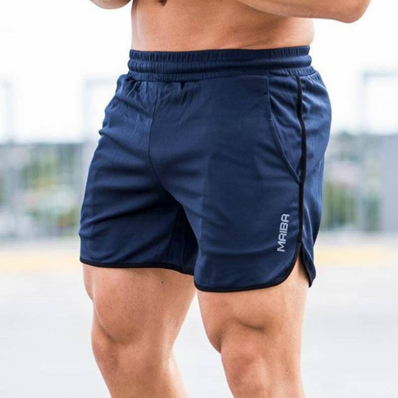 Monogram enfärgade sportshorts för män