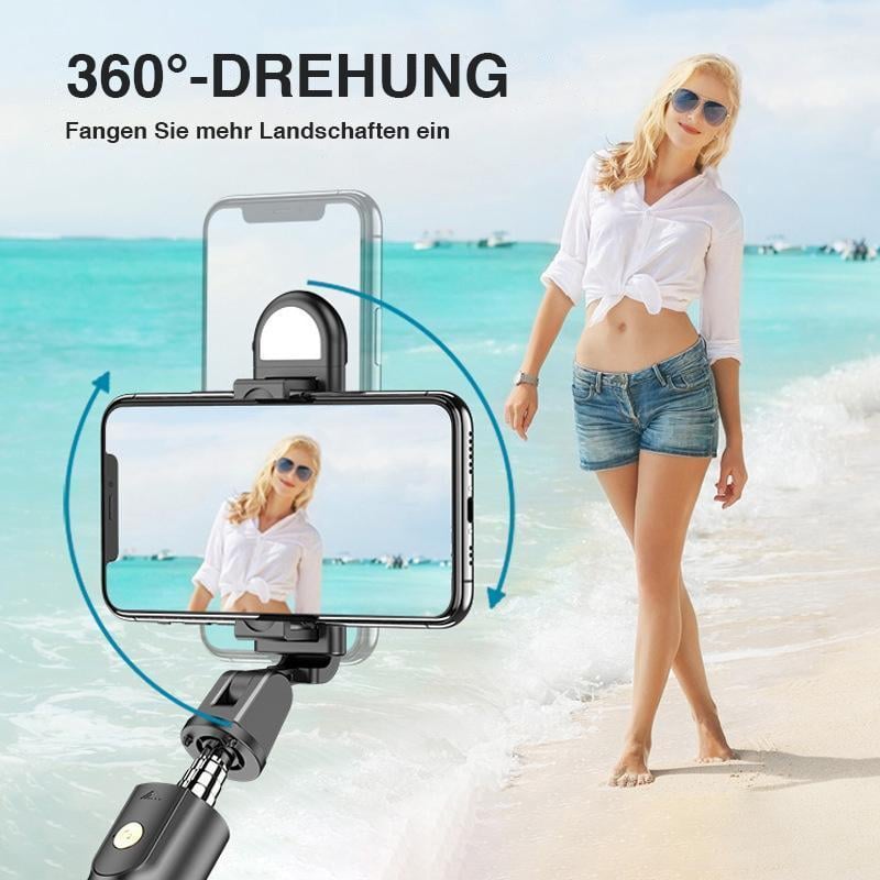 Selfie-Stick mit Bluetooth-Fernbedienung